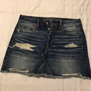 “American Eagle” Jean Skirt